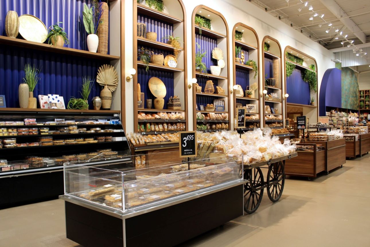 Présentoir produits magasin