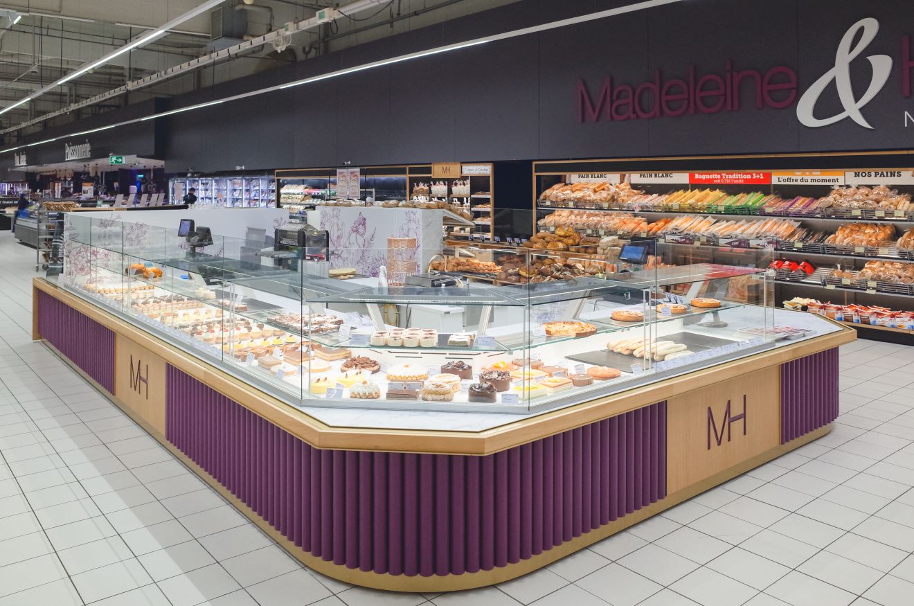 Vitrine pâtisserie