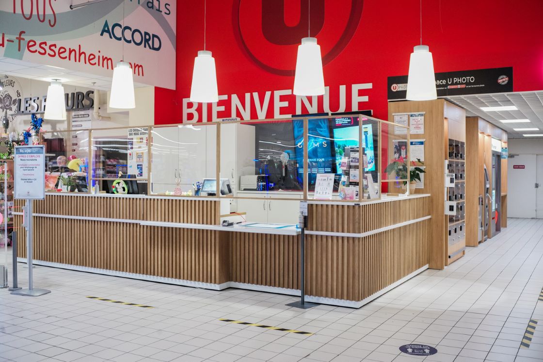 Meuble de banque d accueil professionnel design