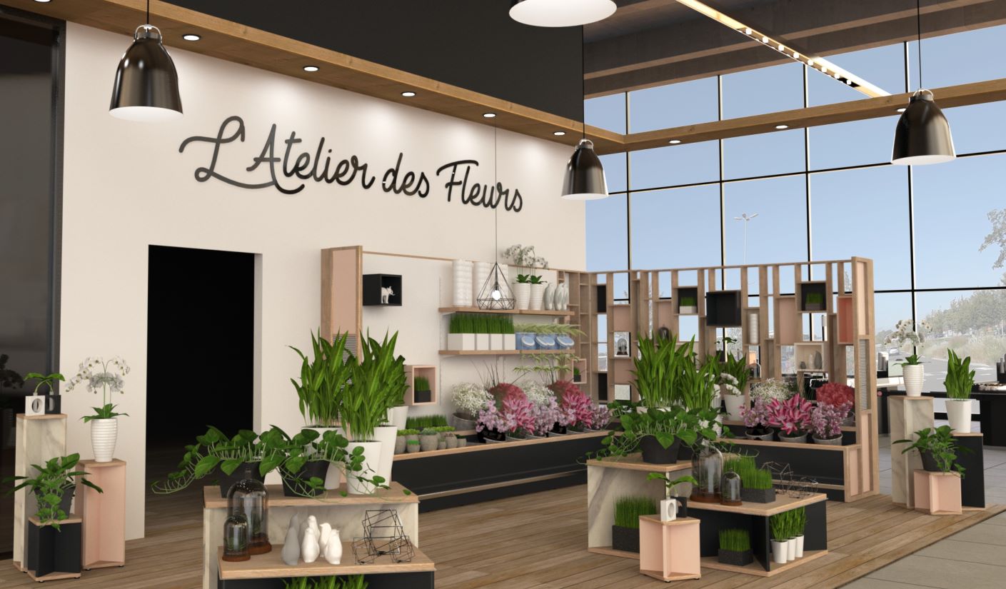 Fleuriste magasin