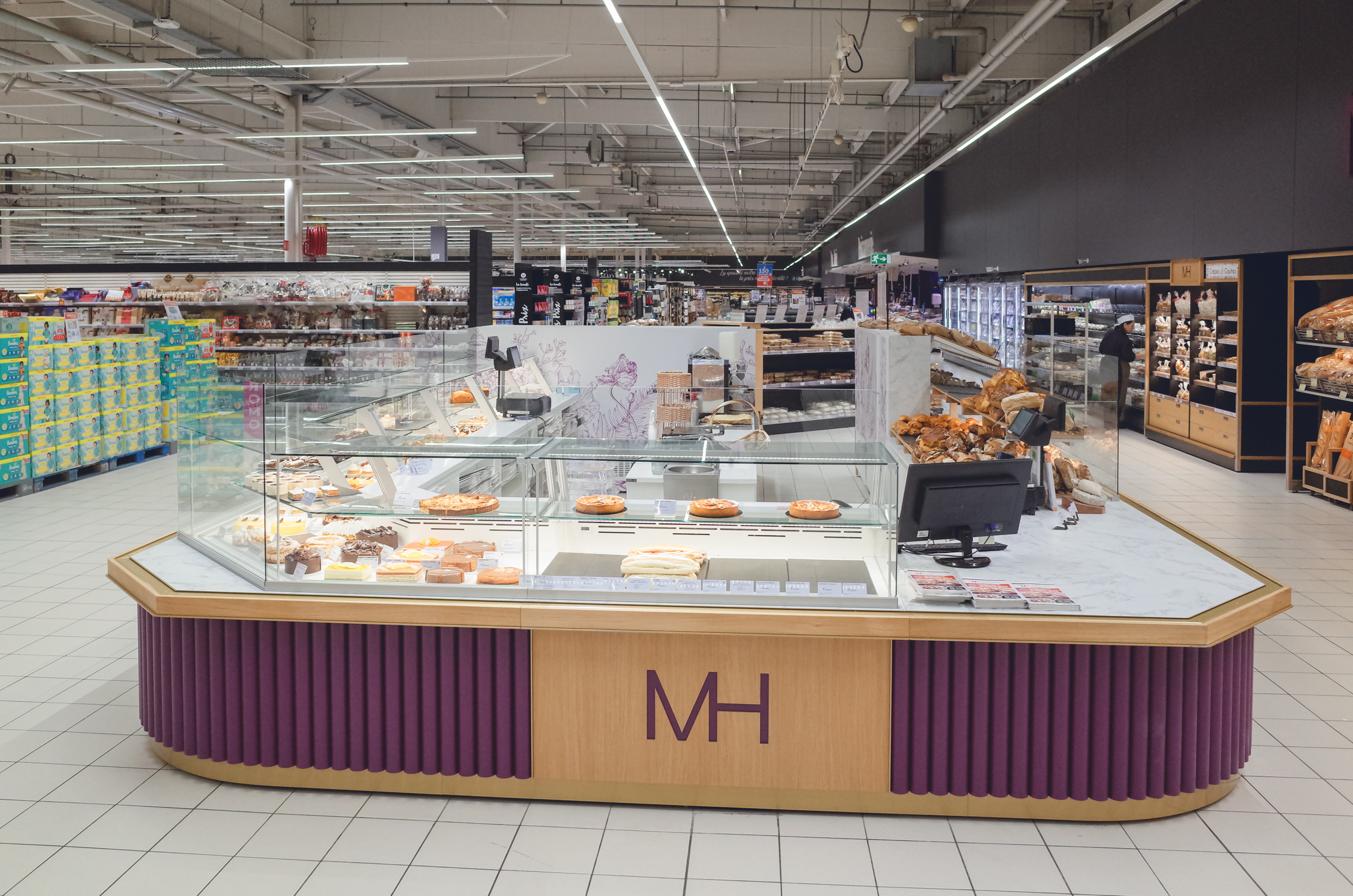 Vitrine pâtisserie refrigérée